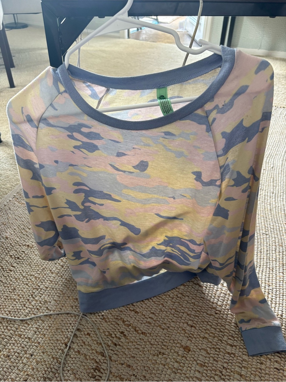 Honeydew Intimates Pastel Camo Pullover - Pink, Yellow, Blue